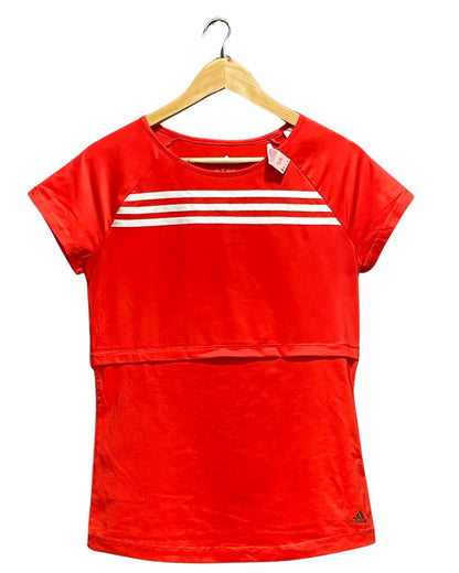 Adidas Orange Sport T Shirt For Women S | ThriftHub.pk