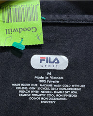Fila Black Sport T shirt For Women M | ThriftHub.pk
