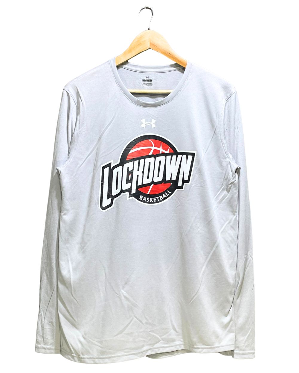 Under Armour Gray Sport T shirt For Women M | ThriftHub.pk