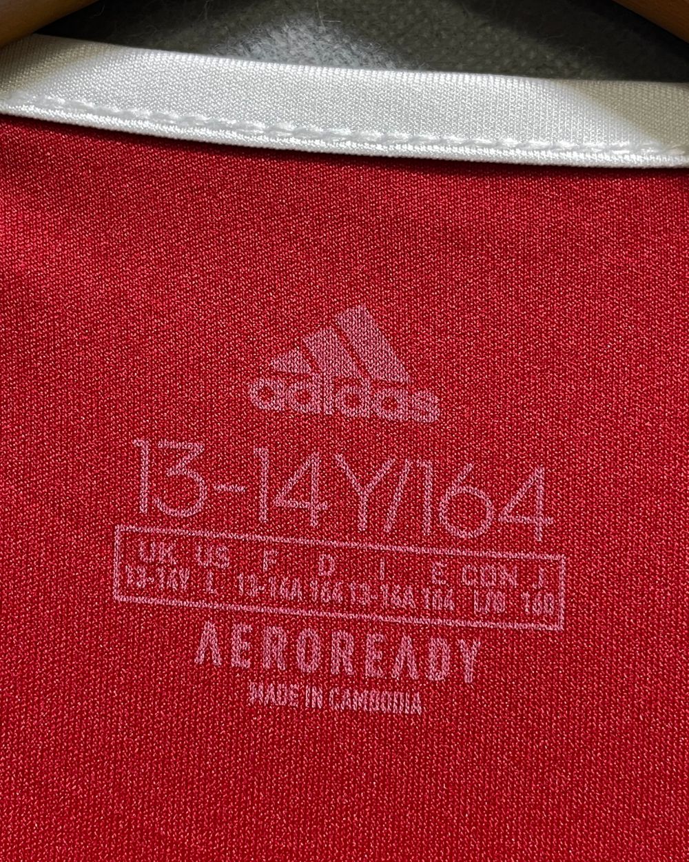 Adidas Red Sport T shirt For Girl 14 Years | ThriftHub.pk