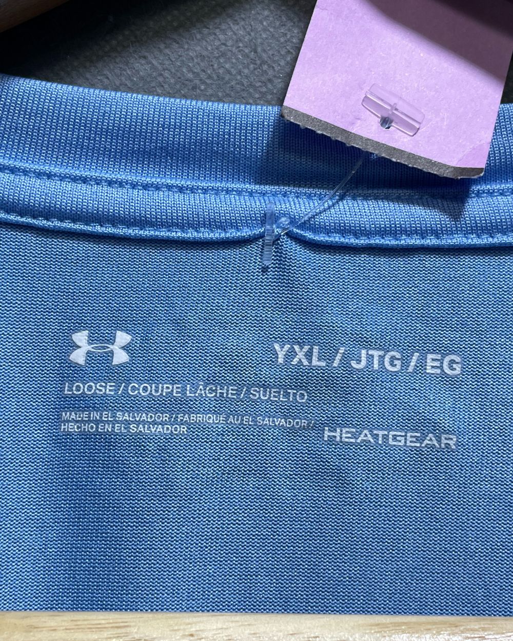 Under Armour Blue Sport T shirt For Women XL | ThriftHub.pk