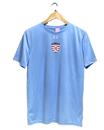 Under Armour Blue Sport T shirt For Women XL | ThriftHub.pk