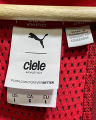 Ciele Red Black Sport T Shirt For Women Large | ThriftHub.pk