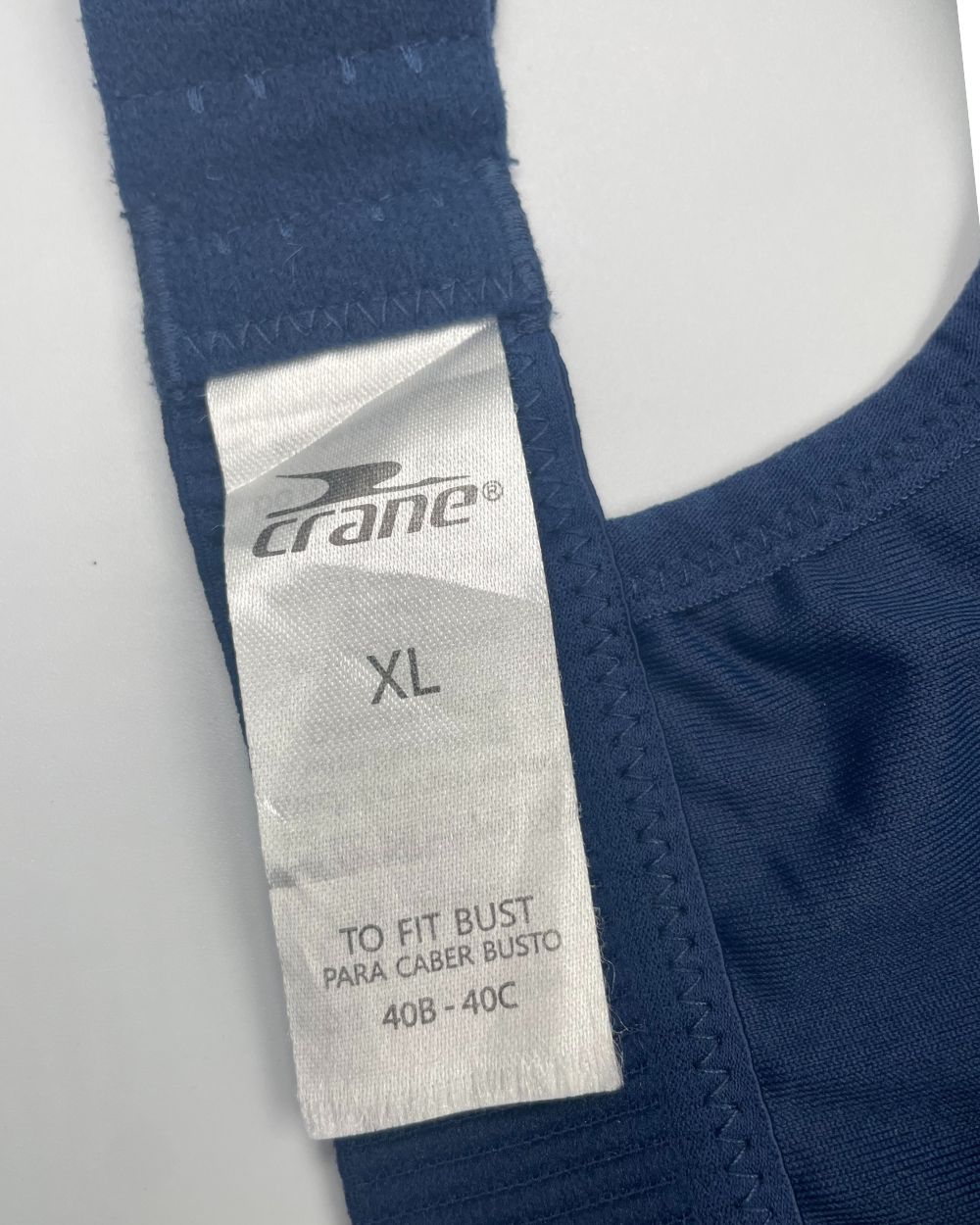 Crane Blue Cotton Bra For Women X Large | ThriftHub.pk