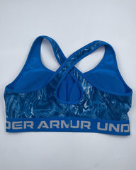 Under Armour Blue Sport Bra For Women Medium