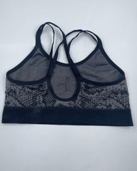 Ryko Gray Sport Bra For Women L