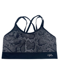 Ryko Gray Sport Bra For Women L