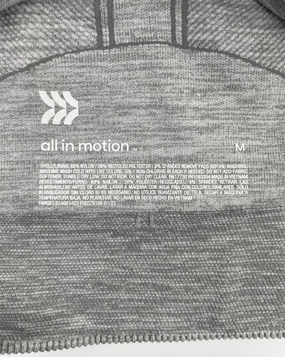 All In Motion Gray Sport Bra For Women Medium | ThriftHub.pk