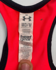 Under Armour Orange Sport Bra For Women Medium
