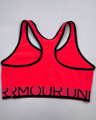 Under Armour Orange Sport Bra For Women Medium