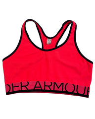 Under Armour Orange Sport Bra For Women Medium