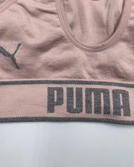 Puma Pink Sport Bra For Women L | ThriftHub.pk