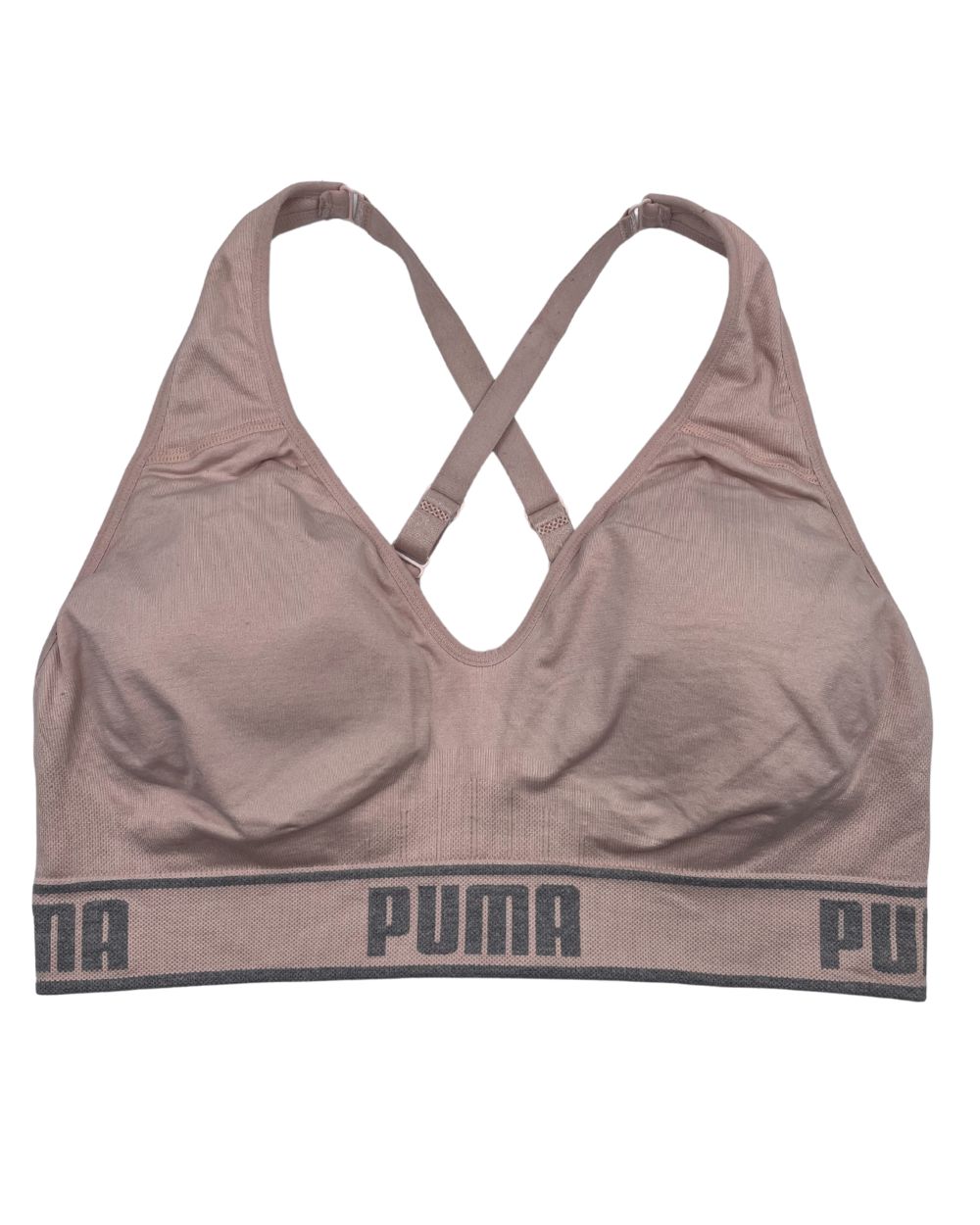 Puma Pink Sport Bra For Women L | ThriftHub.pk