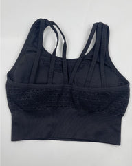 Gymshark Black Sport Bra For Women X Small | ThriftHub.pk