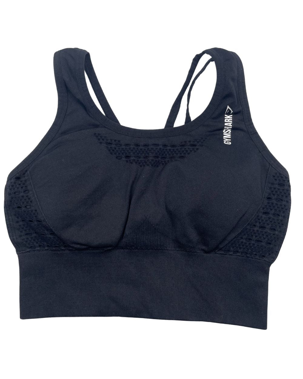 Gymshark Black Sport Bra For Women X Small | ThriftHub.pk