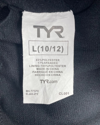 TYR Black Sport Bra For Women L | ThriftHub.pk