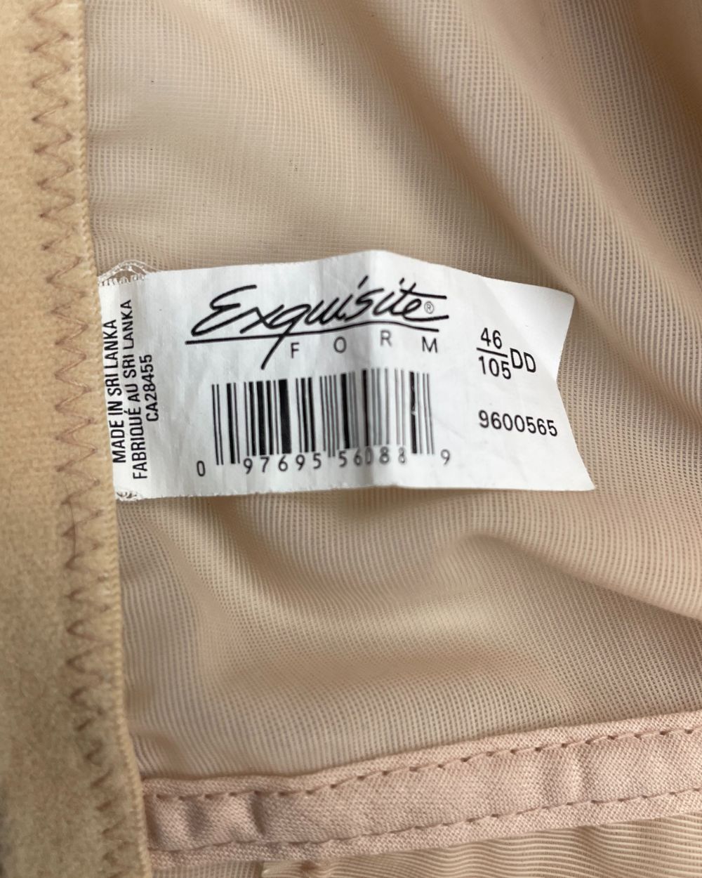 Exquisite Cream Sport Bra For Women XX Large | ThriftHub.pk