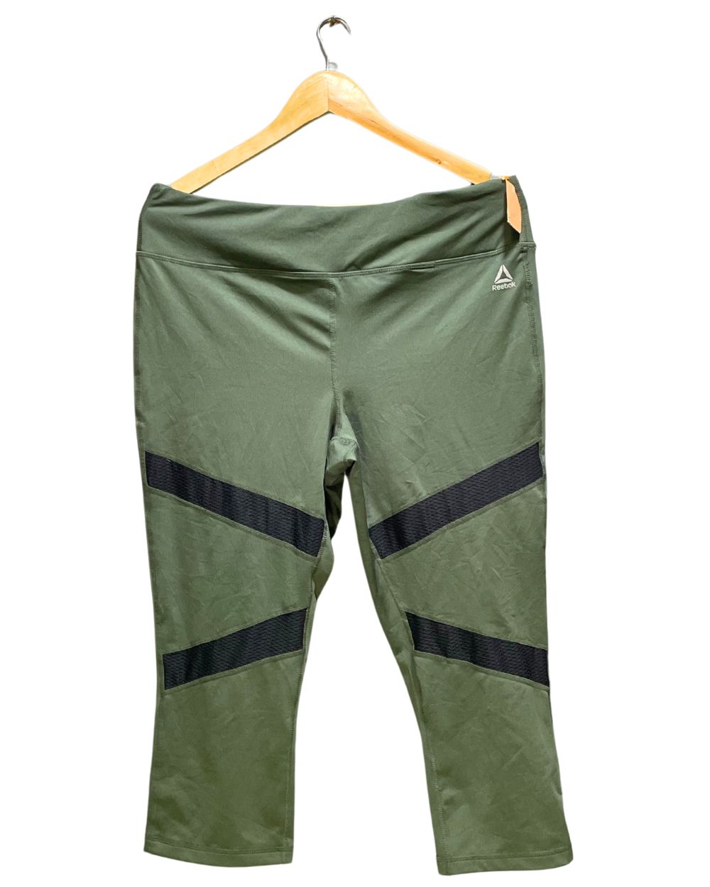 Reebok Green Sport Tights For Women XL | ThriftHub.pk