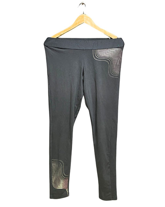 Reebok Black Sport Tights For Women Medium | ThriftHub.pk