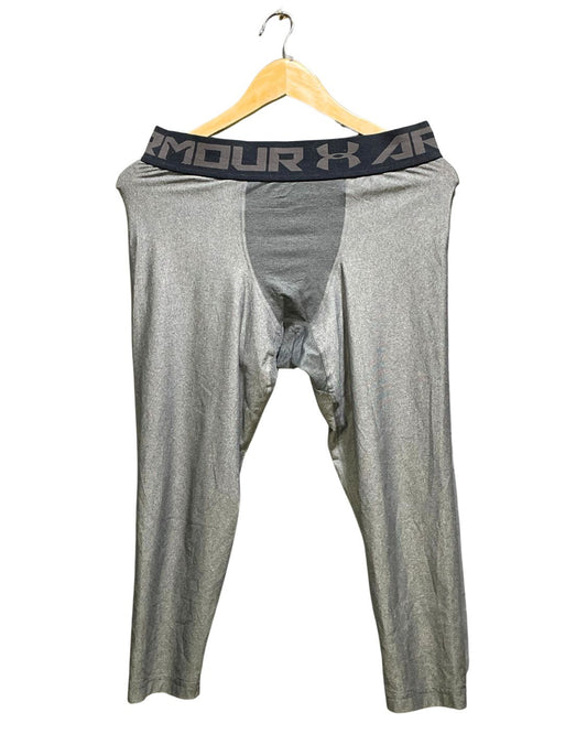 Under Armour Gray Sport Tights For Women Medium | ThriftHub.pk