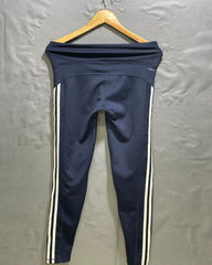 Adidas Blue Sport Tights For Women Medium