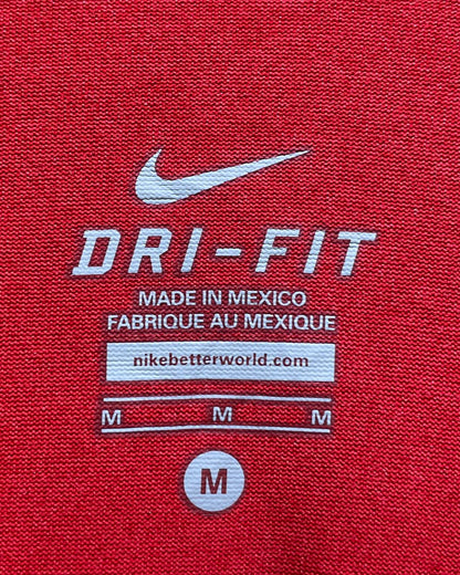 Nike Red Sport T Shirt For Women Medium | ThriftHub.pk