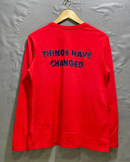 Nike Red Sport T Shirt For Women Medium | ThriftHub.pk