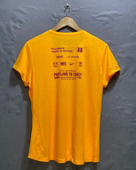 Nike Yellow Sport T Shirt  For Women X Large