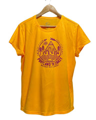 Nike Yellow Sport T Shirt  For Women X Large