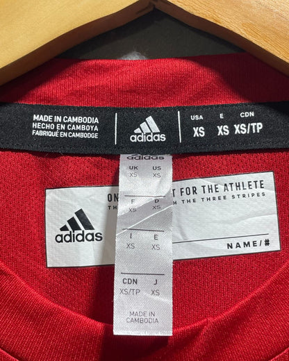Adidas Red Sport T Shirt For Women XS | ThriftHub.pk