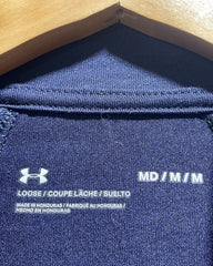 Under Armour Blue Sport Polo T Shirt For Women Medium | ThriftHub.pk