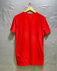 Hollister Red Cotton T Shirt For Women M | ThriftHub.pk