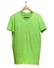 American Eagle Green Cotton T Shirt For Small | ThriftHub.pk