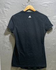 Adidas Black Cotton T Shirt For Women Women Small | ThriftHub.pk