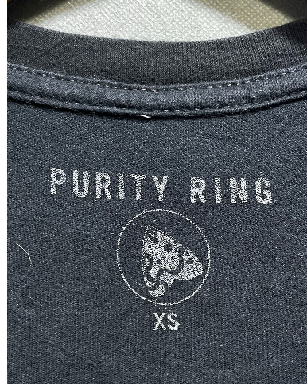 Purity Ring Black Cotton T Shirt For Women X Small | ThriftHub.pk