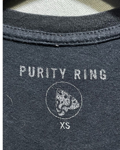 Purity Ring Black Cotton T Shirt For Women X Small | ThriftHub.pk