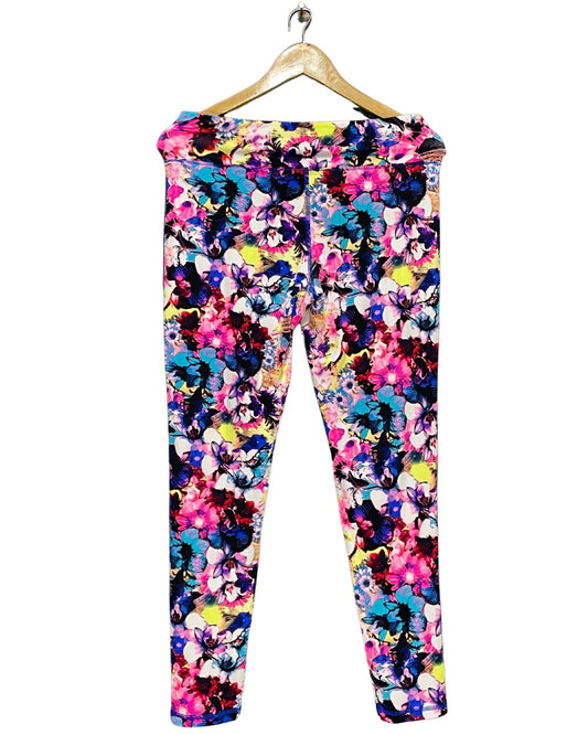 Material Girl Camouflage Sport Gym Tights For Girls Large | ThriftHub.pk