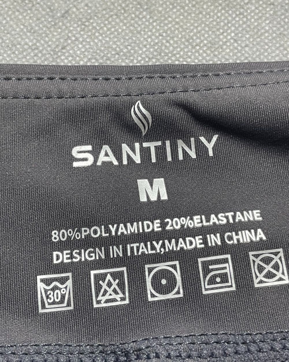 Santiny Gray Sport Gym Tights For Girls Medium | ThriftHub.pk