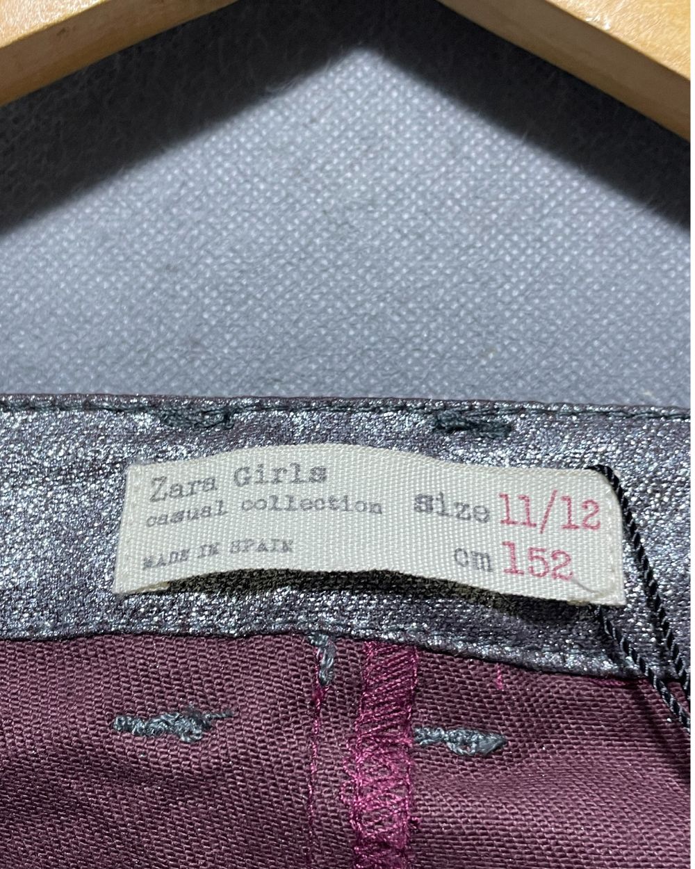 Zara Girl Gary Sport Gym Tights For Girls Small | ThriftHub.pk