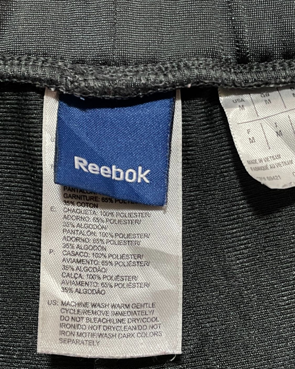 Reebok Black Sport Trouser For Women Large | ThriftHub.pk