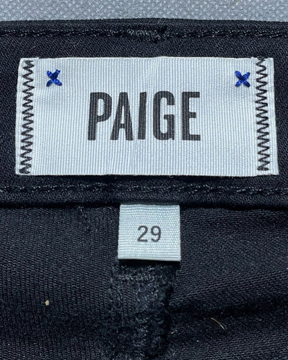 Paige Black Jeans For Women Small | ThriftHub.pk