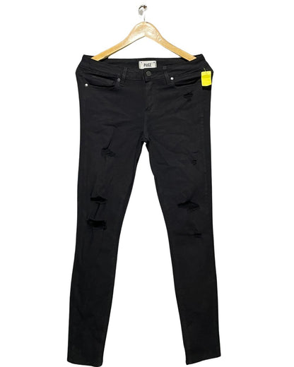 Paige Black Jeans For Women Small | ThriftHub.pk