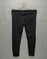 Adidas Black Sport Gym Tights For Girls 2X Large | ThriftHub.pk