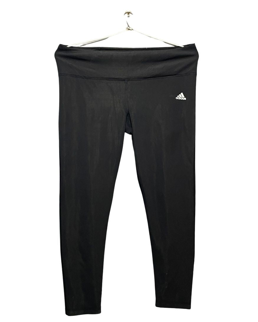 Adidas Black Sport Gym Tights For Girls 2X Large | ThriftHub.pk