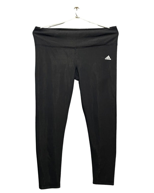 Adidas Black Sport Gym Tights For Girls 2X Large | ThriftHub.pk