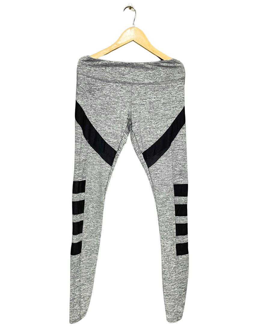 Forever 21 Gray Sport Gym Tights For Girls L | ThriftHub.pk