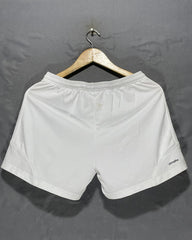 Adidas White Sport Short For Women L | ThriftHub.pk