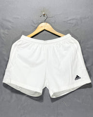 Adidas White Sport Short For Women L | ThriftHub.pk