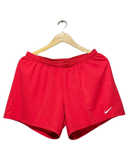 Nike Red Sport Short For Women Large | ThriftHub.pk