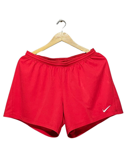 Nike Red Sport Short For Women Large | ThriftHub.pk